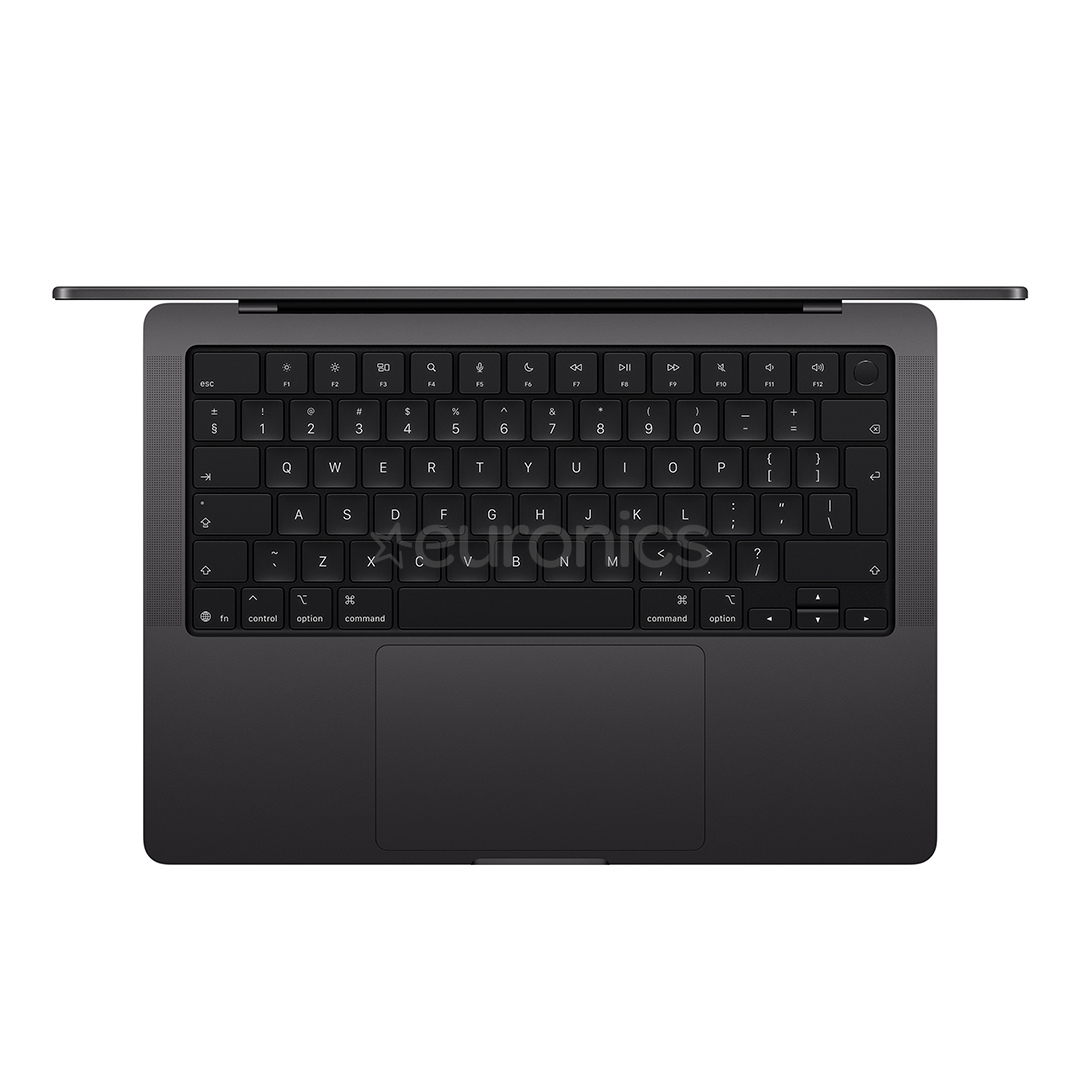 Apple MacBook Pro 14 (2025) M5, 10C/10C, 24 GB, 1 TB, SWE, melna - Portatīvais dators