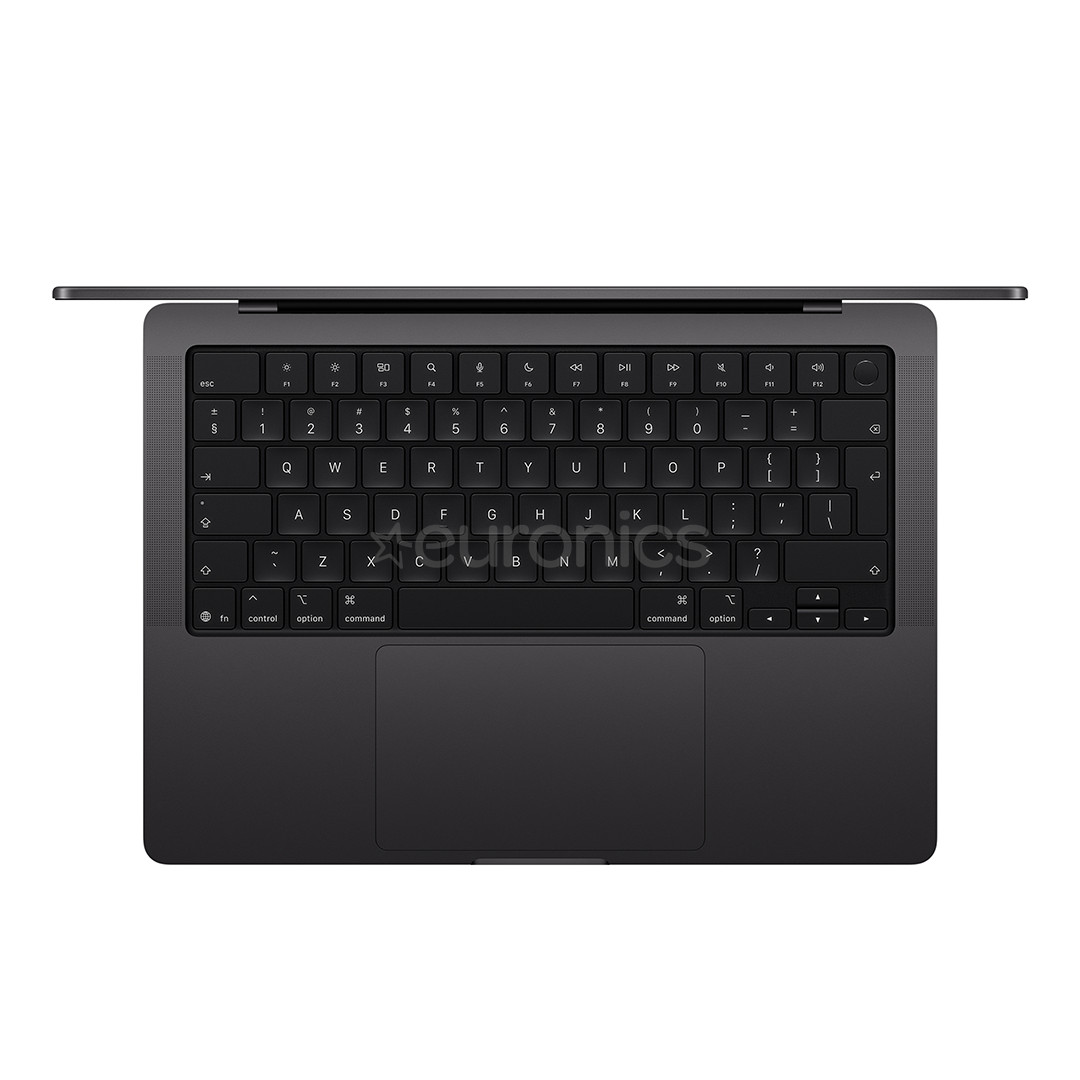 Apple MacBook Pro 14 (2025) M5, 10C/10C, 24 GB, 1 TB, ENG, melna - Portatīvais dators
