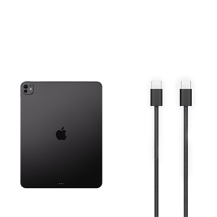 Apple iPad Pro 13”, M5 (2025), 1 TB, WiFi + Cellular, matēts, melna - Planšetdators