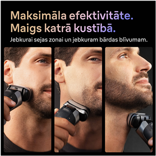 Braun Series 9 Pro+, Wet & Dry, 6-in-1, SmartCare centrs & PowerCase futrālis, tumši pelēka - Skuveklis