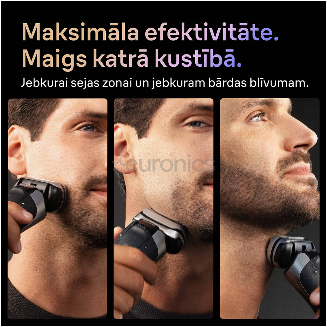 Braun Series 9 Pro+ Wet & Dry, 6-in-1 SmartCare centre and PowerCase, dark grey - Shaver