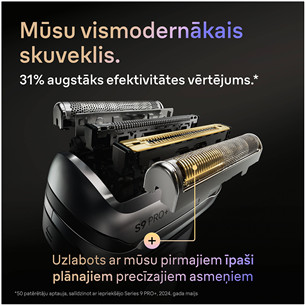 Braun Series 9 Pro+ Wet & Dry, 6-in-1 SmartCare centre and PowerCase, dark grey - Shaver