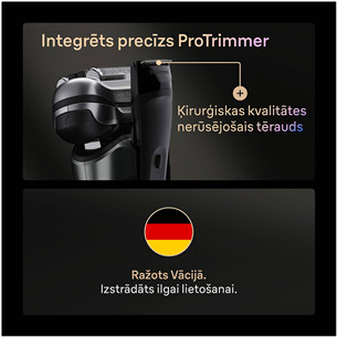 Braun Series 9 Pro+ Wet & Dry, 6-in-1 SmartCare centre and PowerCase, dark grey - Shaver