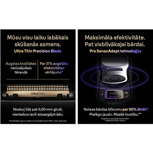 Braun Series 9 Pro+ Wet & Dry, 6-in-1 SmartCare centre and PowerCase, dark grey - Shaver