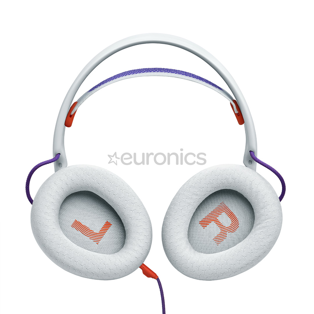 JBL Quantum 250, gaiši zaļa/oranža - Austiņas ar mikrofonu
