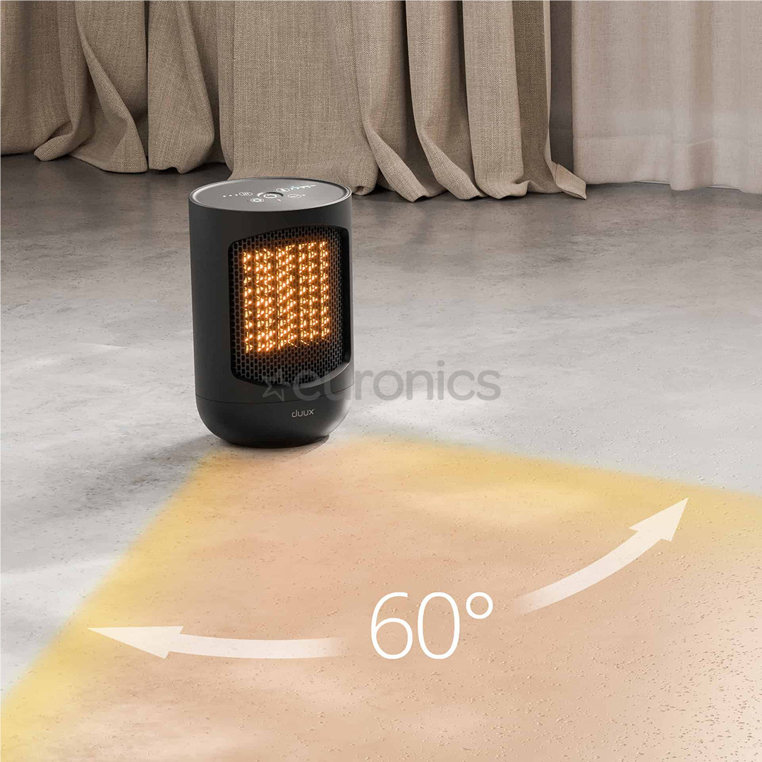 Duux Zone, 1500 W, black - Heater