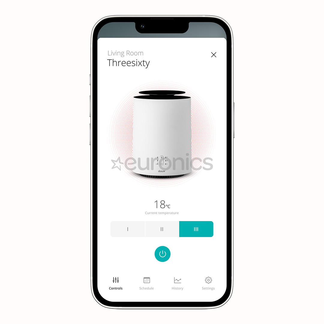 Duux Threesixty Gen2 1800 W, 30 m², white - Heater and fan
