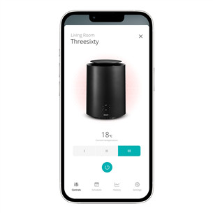 Duux Threesixty Gen2 1800 W, 30 m², black - Heater and fan