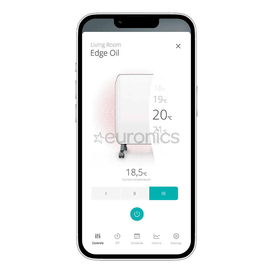 Duux Edge Oil, 2000 W, white - Oil heater