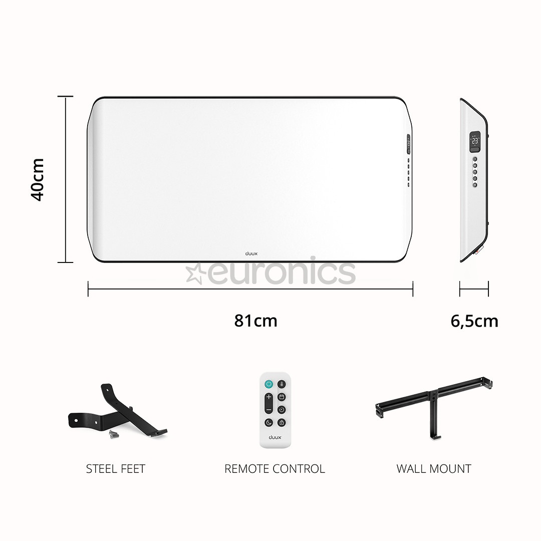 Duux Edge 1500 Smart 1500 W, 20 m², white - Convector