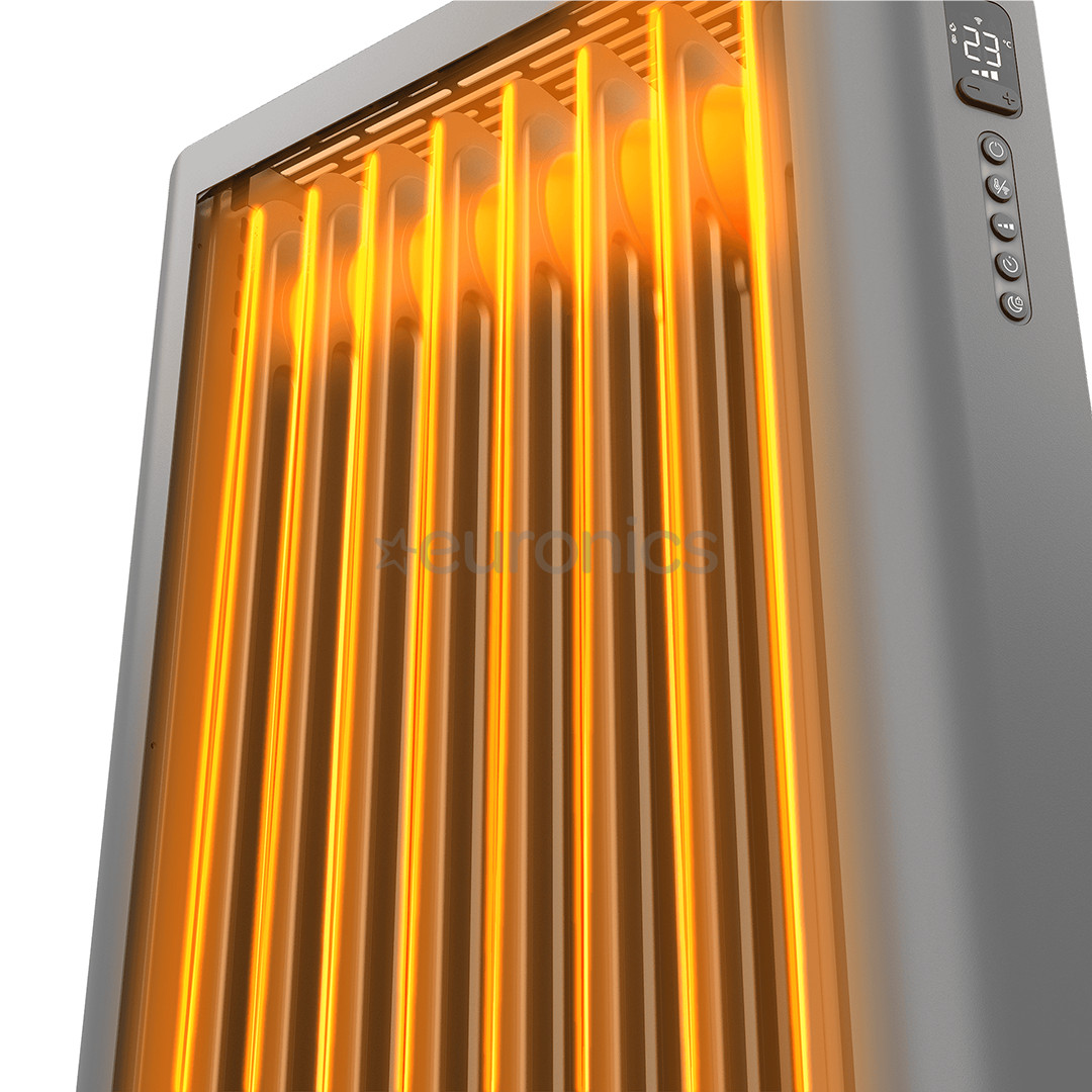 Duux Edge Oil, 2000 W, grey - Oil heater