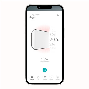 Duux Edge 2000 Smart 2000 W 30 m², grey - Convector