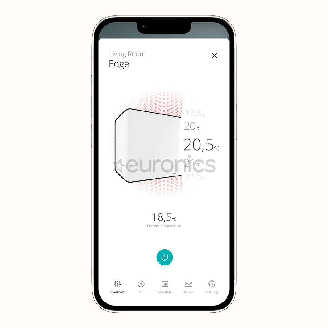 Duux Edge 2000 Smart 2000 Вт, 30 м², серый - Конвектор