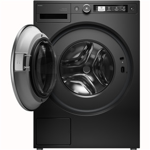 Asko Steel Seal, 9 kg, dziļums 57.2 cm, 1600 apgr/min., melna - Veļas mazgājamā mašīna ar priekšējo ielādi