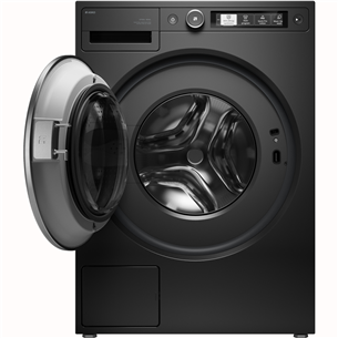 Asko Steel Seal, 9 kg, depth 57.2 cm, 1600 rpm, black - Front load washing machine