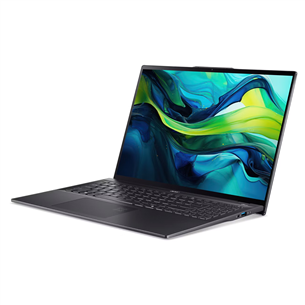 Acer Swift 16 AI OLED, 16'', WQXGA+, OLED, 120 Hz, Ultra 5, 16 GB, 512 GB, ENG, ice black - Notebook
