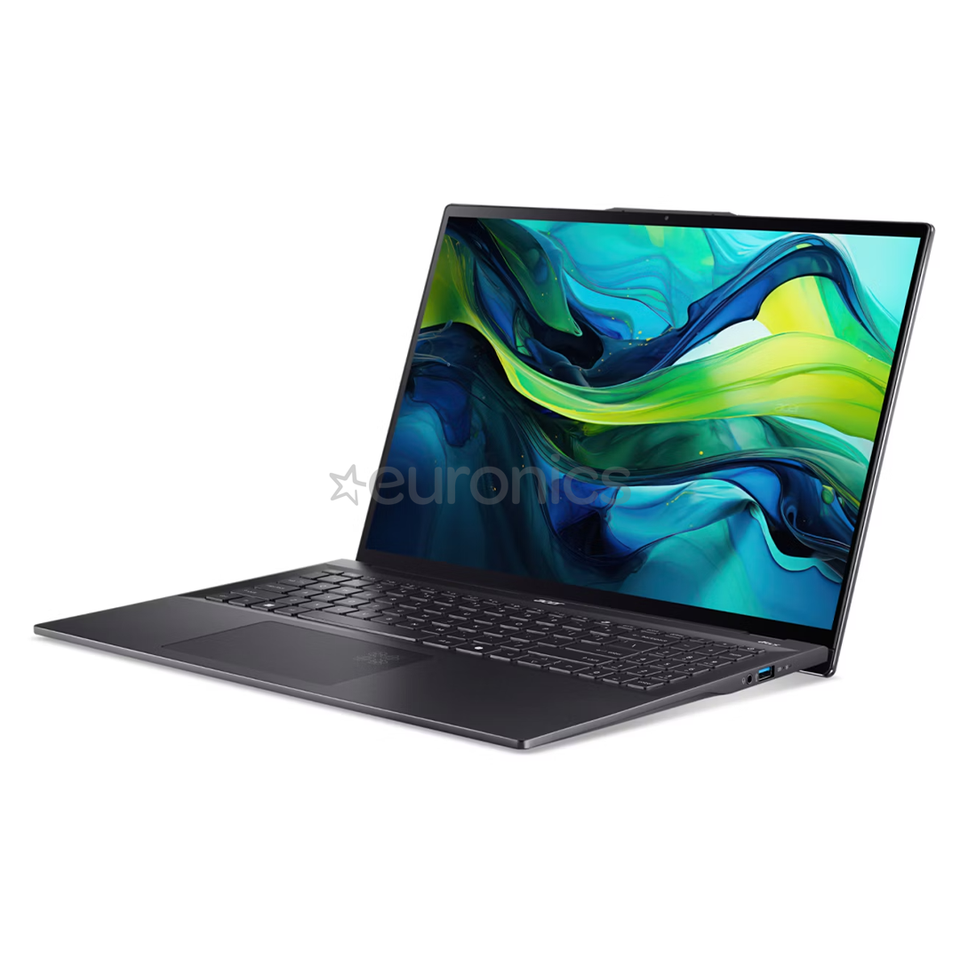 Acer Swift 16 AI OLED, 16'', WQXGA+, OLED, 120 Hz, Ultra 5, 16 GB, 512 GB, ENG, ice black - Notebook