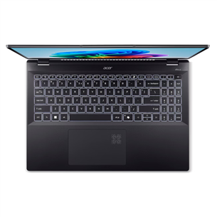 Acer Swift 16 AI OLED, 16'', WQXGA+, OLED, 120 Hz, Ultra 7, 32 GB, 1 TB, ENG, ice black - Notebook