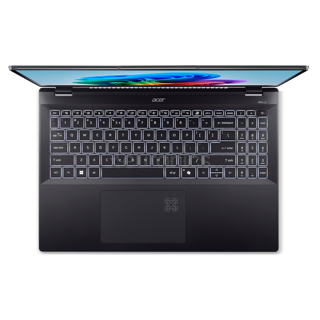 Acer Swift 16 AI OLED, 16'', WQXGA+, OLED, 120 Hz, Ultra 7, 32 GB, 1 TB, ENG, melna - Portatīvais dators