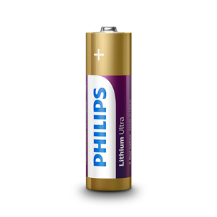 Philips Lithium Ultra, AA, 4 pc - Batteries