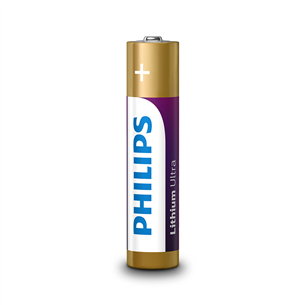 Philips Lithium Ultra, AAA, 4 gab. - Baterijas