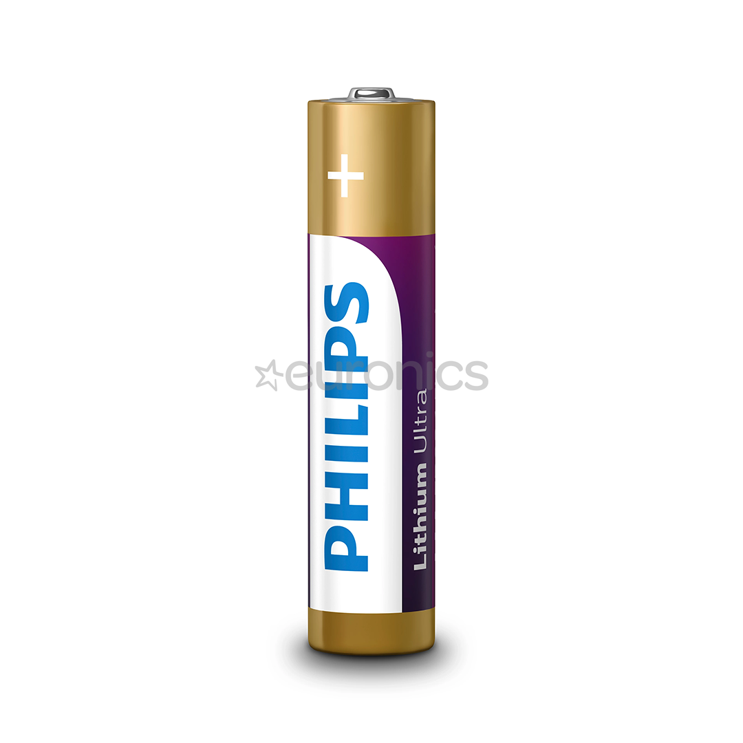 Philips Lithium Ultra, AAA, 4 gab. - Baterijas