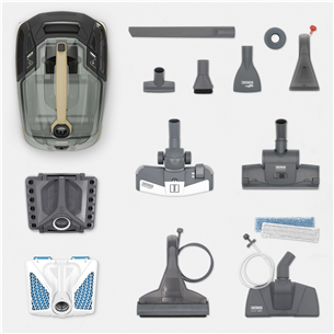 Thomas Amfibia Pro 4ALL, 1700 W, melna/balta/bēša - Putekļu sūcējs