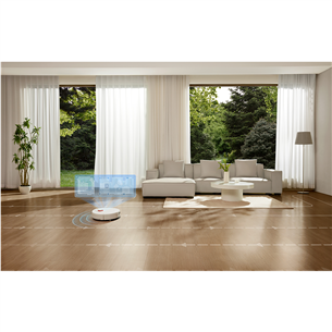 Xiaomi Vacuum H40, сухая и влажная уборка, белый - Робот-пылесос