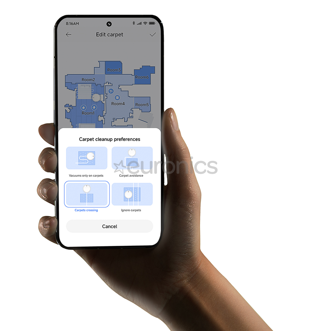 Xiaomi Vacuum H40, сухая и влажная уборка, белый - Робот-пылесос