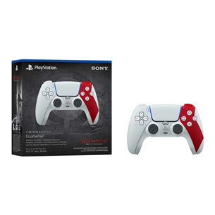 Sony DualSense God of War 20th Anniversary Limited Edition, PlayStation 5, белый/красный - Контроллер