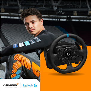 Руль Logitech G923 для ПК / PS4 / PS5 + рычаг переключения передач Driving Force