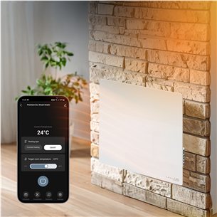 Aeno Premium Eco Smart Quadro, 500 Вт, белый - Настенный обогреватель