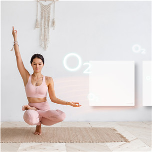 Aeno Premium Eco Smart Quadro, 500 W, white - Wall heater