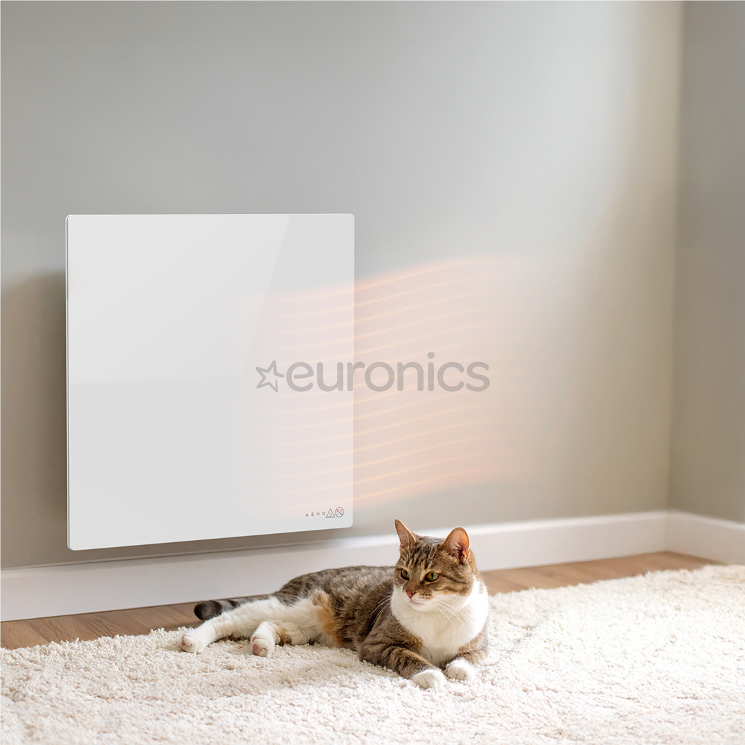 Aeno Premium Eco Smart Quadro, 500 Вт, белый - Настенный обогреватель