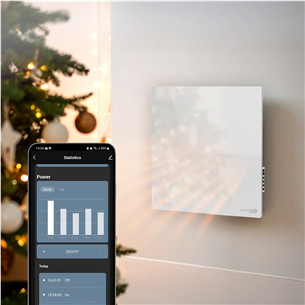 Aeno Premium Eco Smart Quadro, 500 W, white - Wall heater