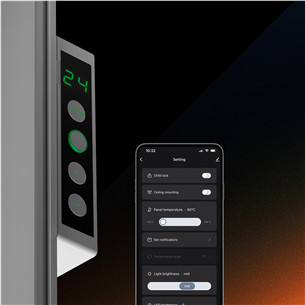 Aeno Premium Eco Smart Quadro, 500 W, white - Wall heater