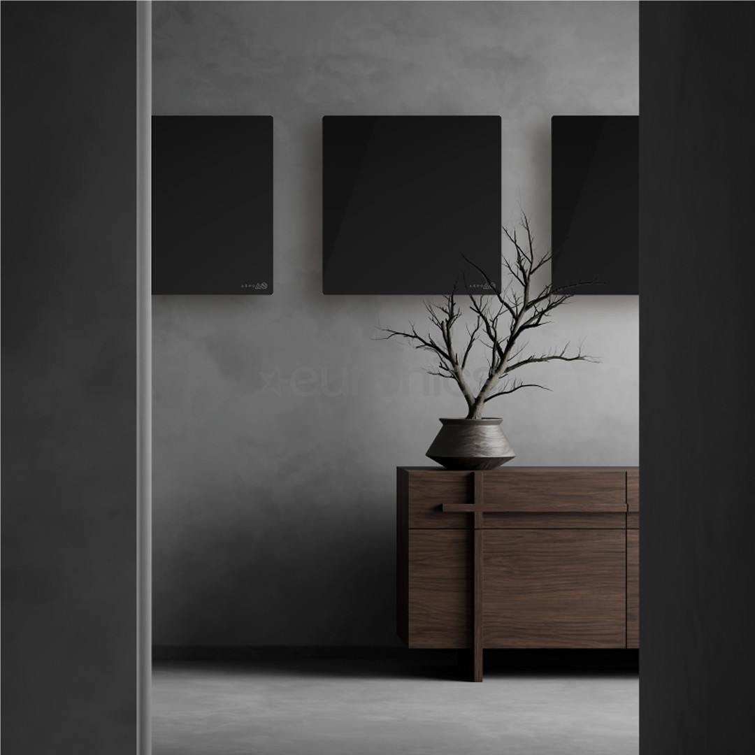 Aeno Premium Eco Smart Quadro, 500 W, black - Wall heater