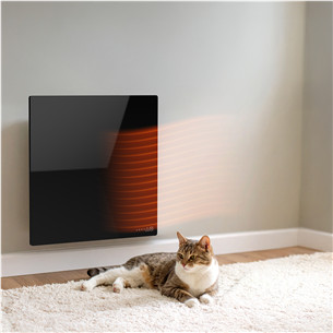 Aeno Premium Eco Smart Quadro, 500 W, black - Wall heater