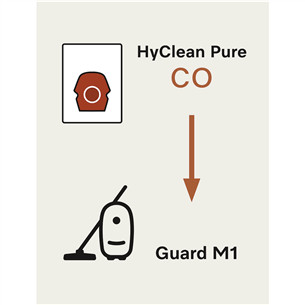 Miele CO XL HyClean Pure, Guard M1, 8 gab. - Putekļu sūcēja maisiņi
