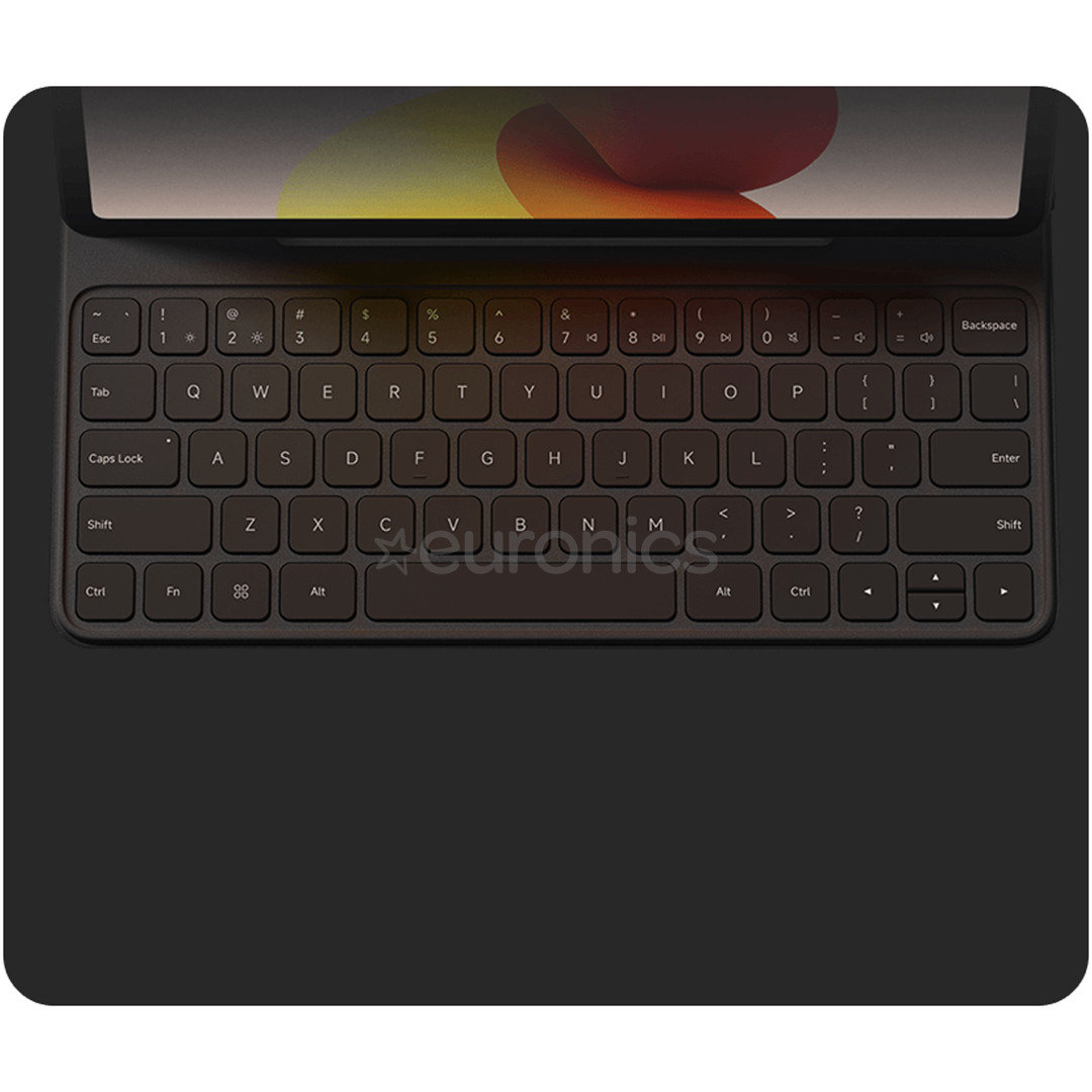 Xiaomi Redmi Pad 2 Pro Keyboard, melna - Apvalks ar klaviatūru planšetdatoram