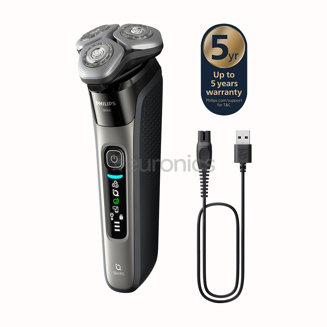 Philips i9000, SkinIQ, Wet & Dry, темно-серый - Бритва