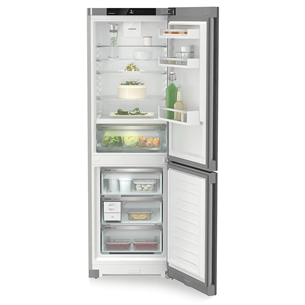 Liebherr Plus BioFresh NoFrost, 320 L, height 186 cm, silver - Refrigerator