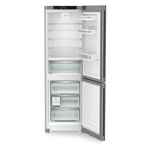 Liebherr Plus BioFresh NoFrost, 320 L, height 186 cm, silver - Refrigerator