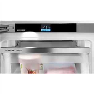 Liebherr Plus BioFresh NoFrost, 320 L, height 186 cm, silver - Refrigerator