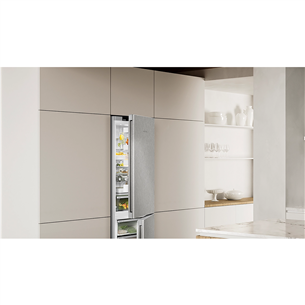 Liebherr Plus BioFresh NoFrost, 320 L, height 186 cm, silver - Refrigerator