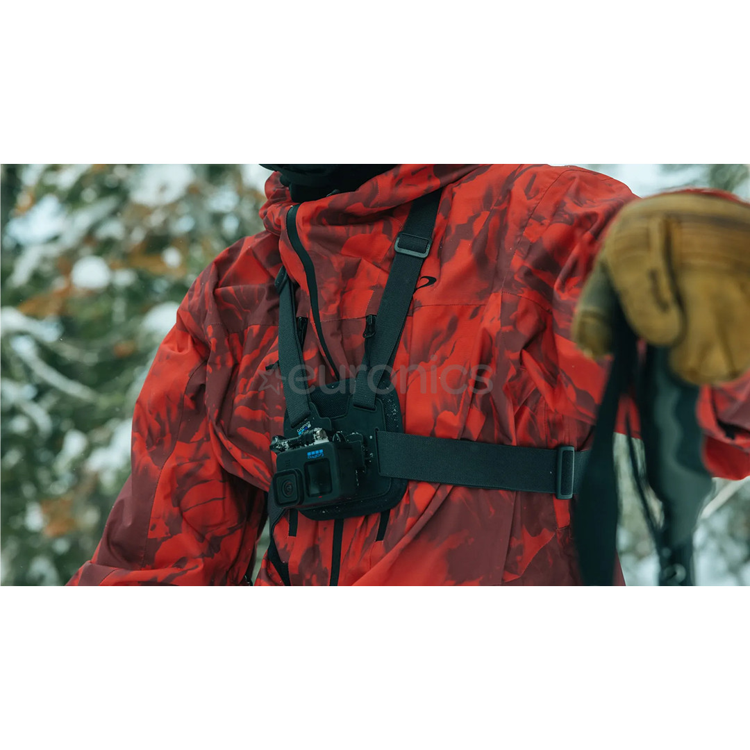 GoPro Chesty, melna - Kameras stiprinājums