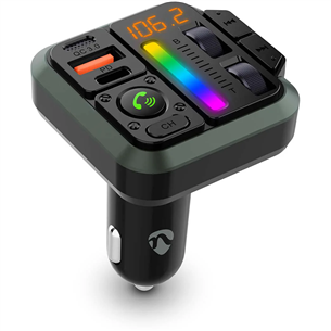 Nedis Car FM Transmitter Fixed, melna - FM modulators