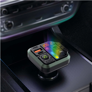 Nedis Car FM Transmitter Fixed, melna - FM modulators
