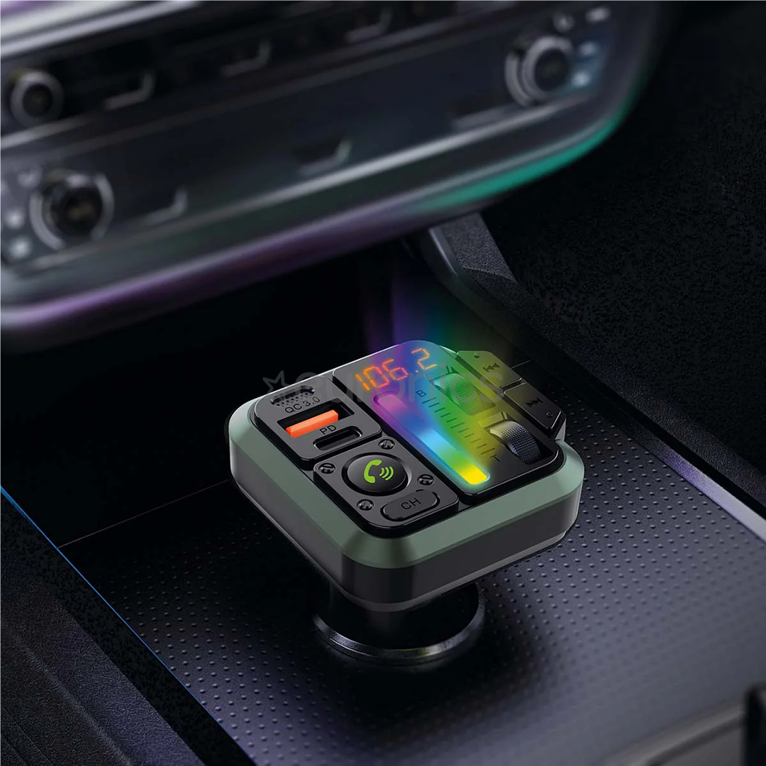 Nedis Car FM Transmitter Fixed, melna - FM modulators
