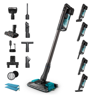 Philips 8000 Series Complete, blue/black - Cordless vacuum cleaner XC8157/01